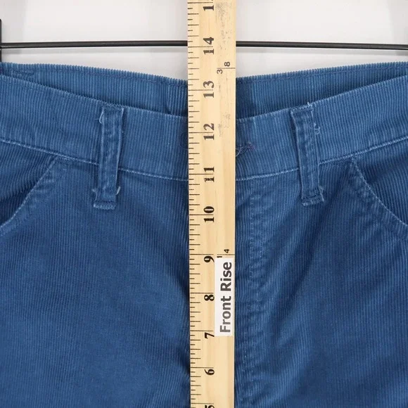 Vintage Levis 646 Pants Mens 36x30 Blue Corduroy Flare Bell Bottom‎ White Tab